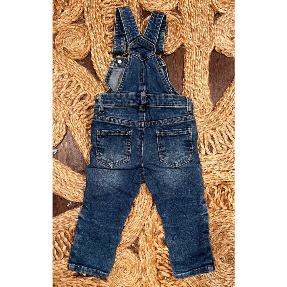 Boys Streetwear Bundle Biggie Smalls Sweatshirt Denim skinny Ovaralls 12 Months - Picture 5 of 6